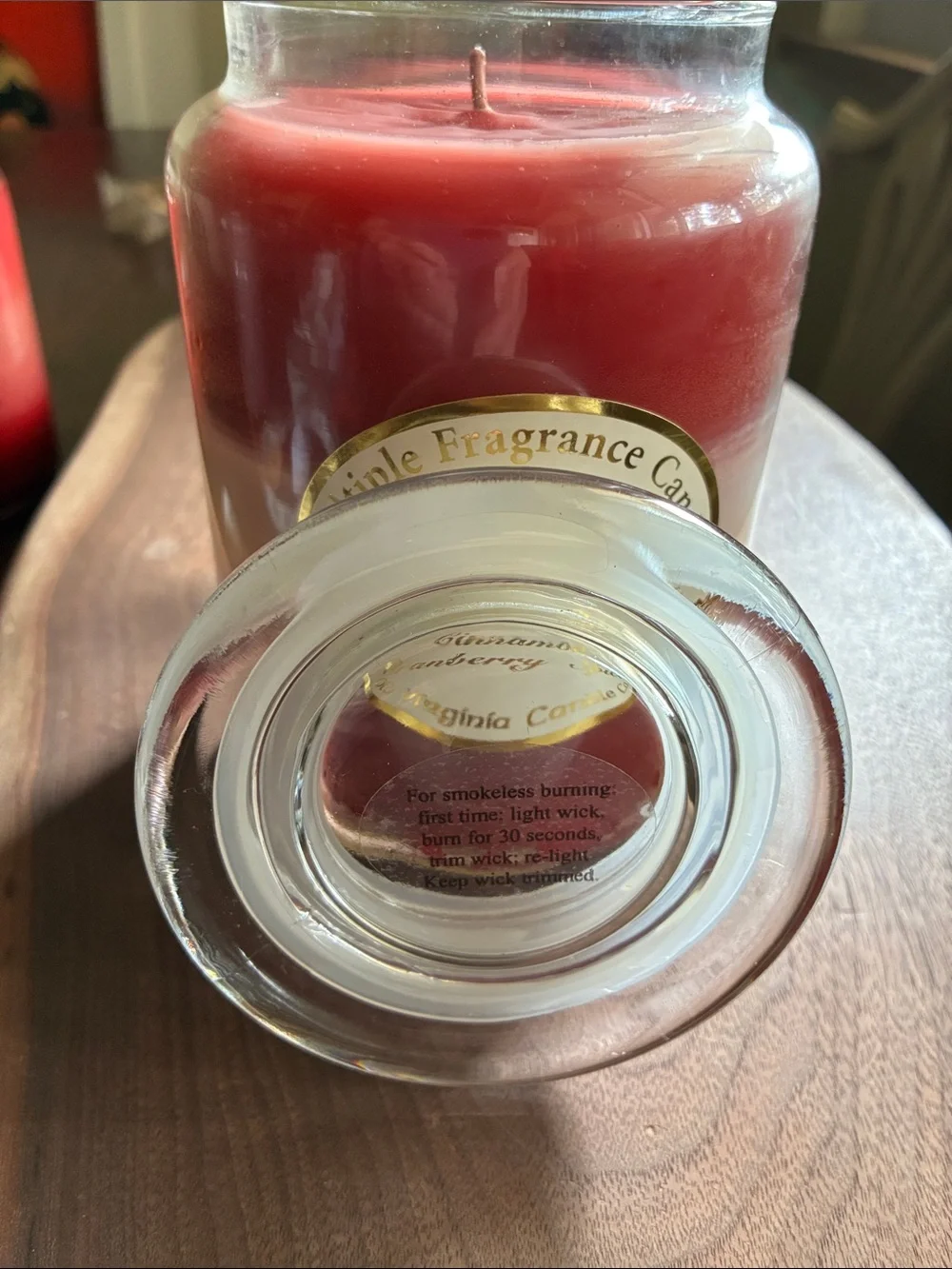 Vintage  Old Virginia Candle Company candle